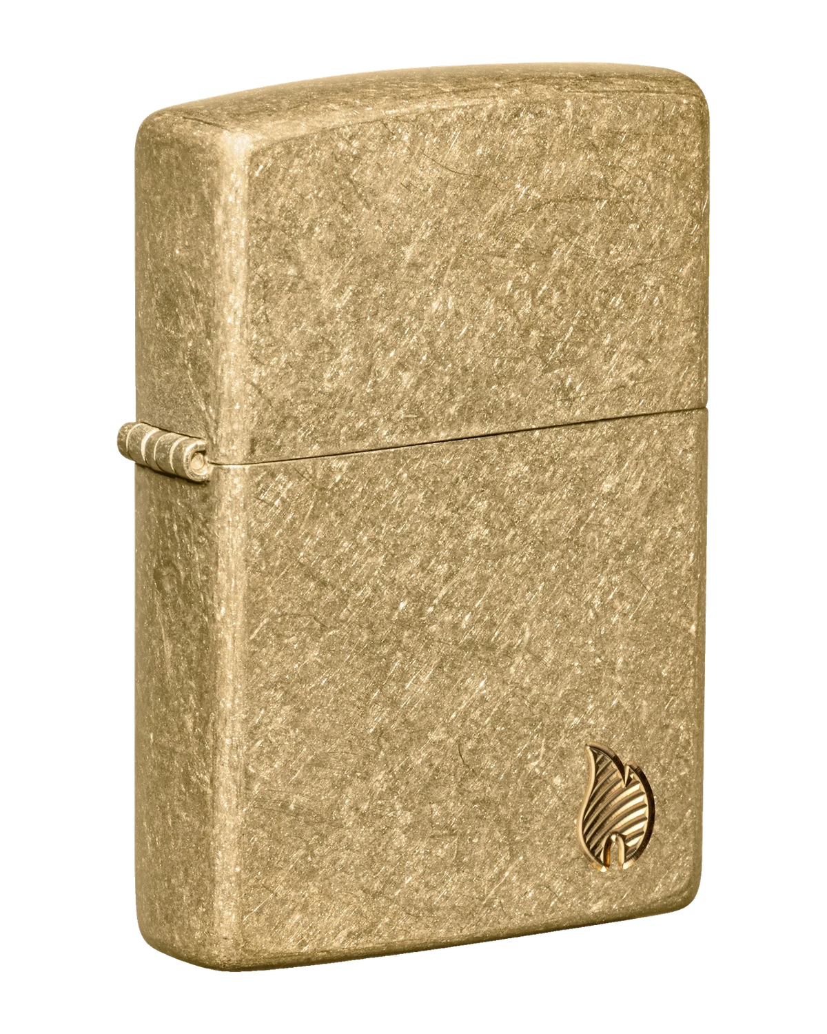 Zippo Armor Tumbled Brass Flame Design Benzinski Upaljač