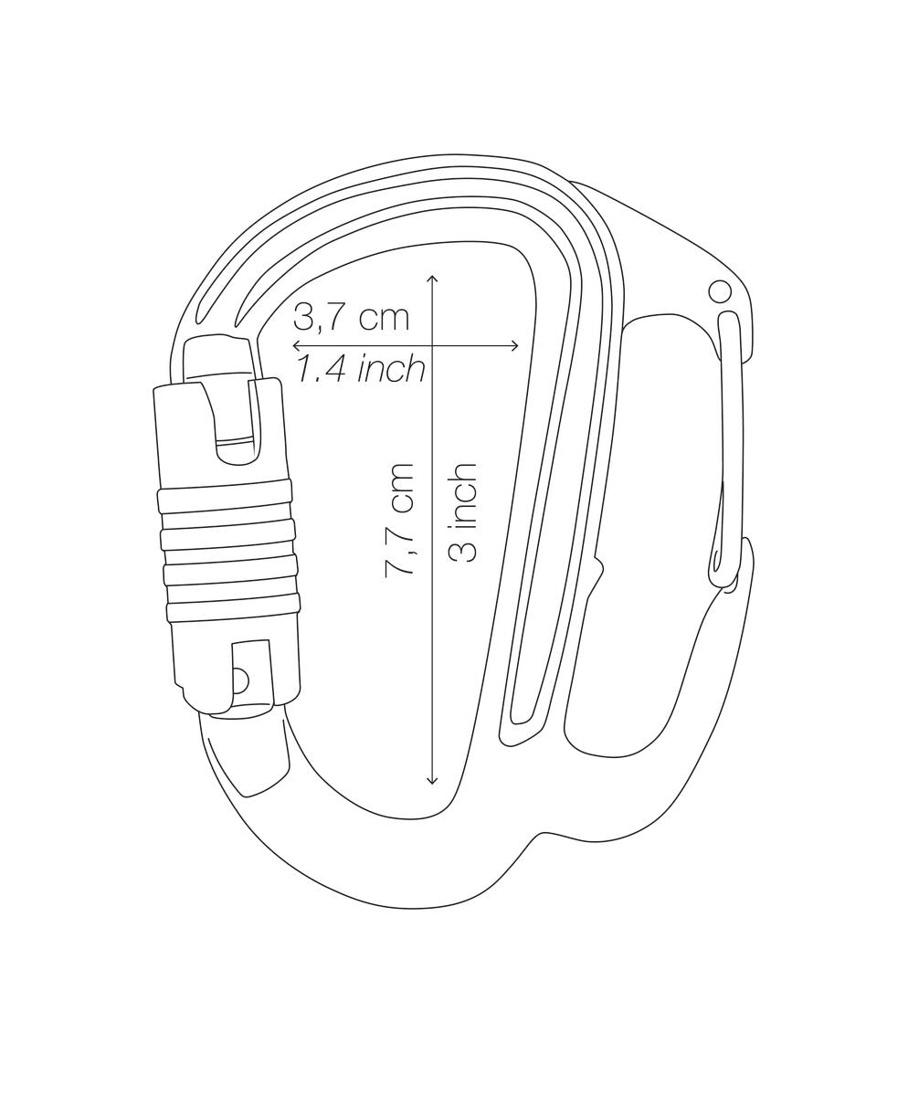 Petzl Freino Z Karabiner – slika 4