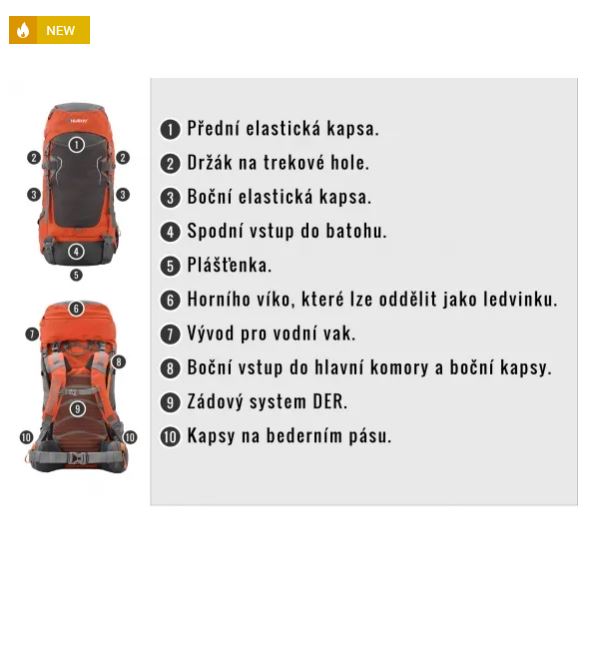 Husky Rony Ranac 50L – slika 4