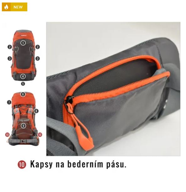 Husky Rony Ranac 50L – slika 14