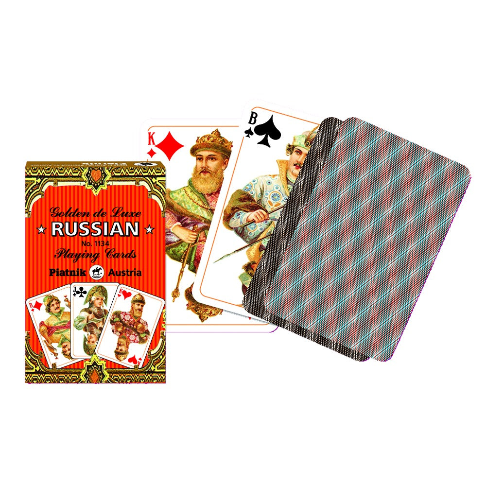 Piatnik Karte Golden Russian
