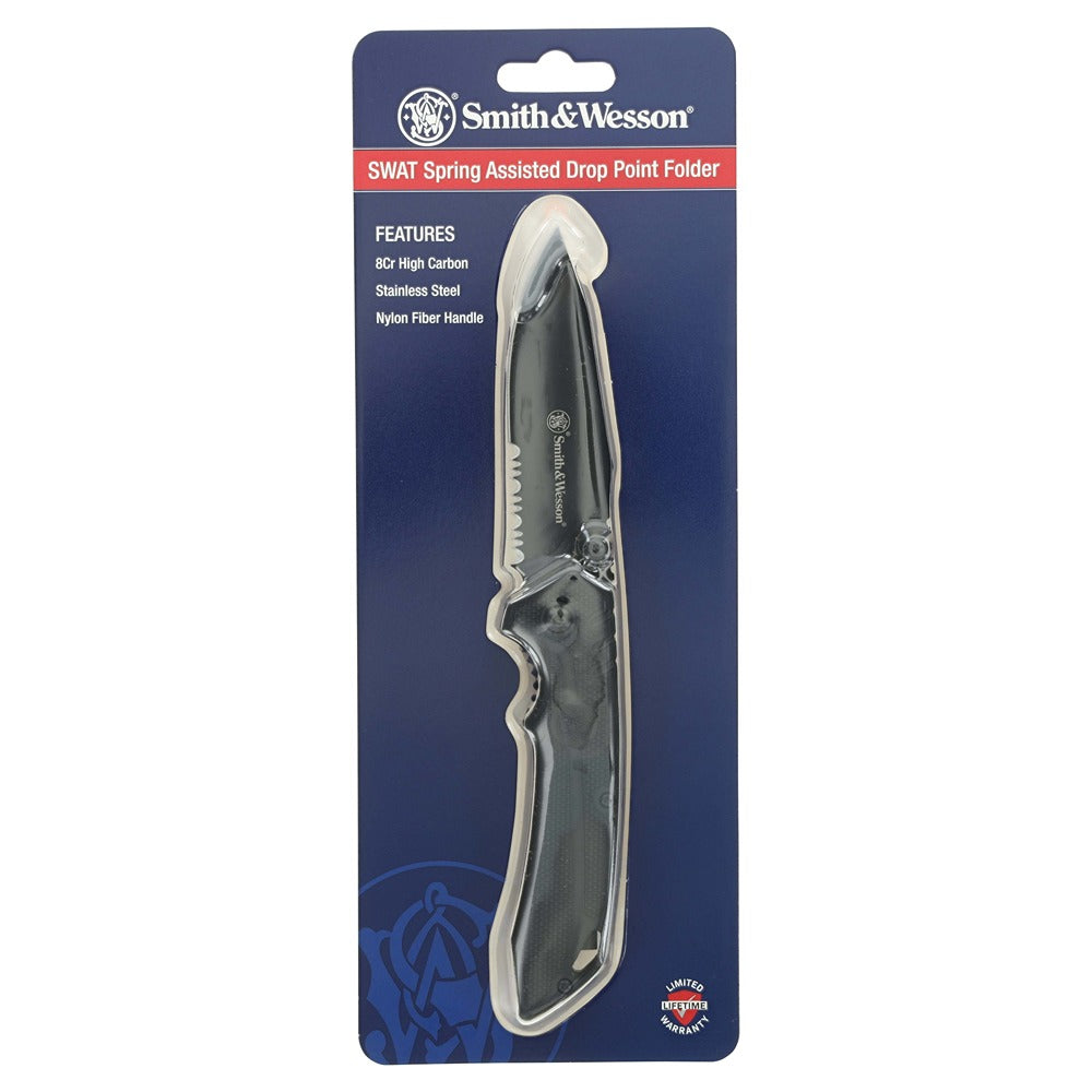 Smith & Wesson Sklopivi Džepni Nož Special Ops Serrated Clip Point