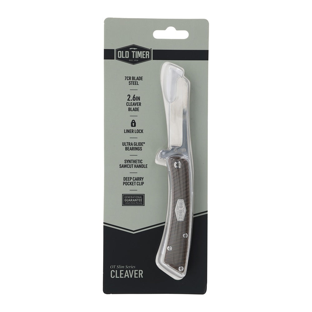 Schrade Old Timer Sklopivi Džepni Nož Slim Cleaver – slika 2