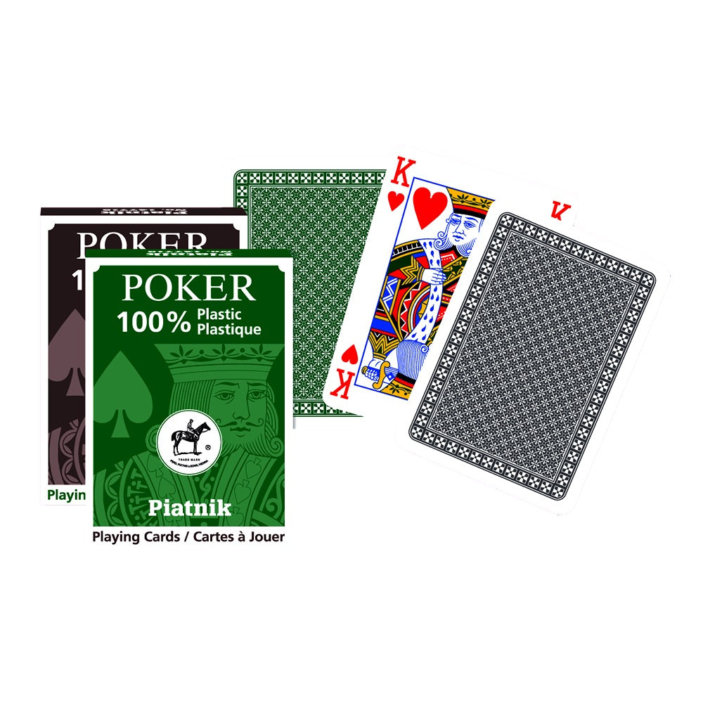 Piatnik Karte Plastic Poker Economy