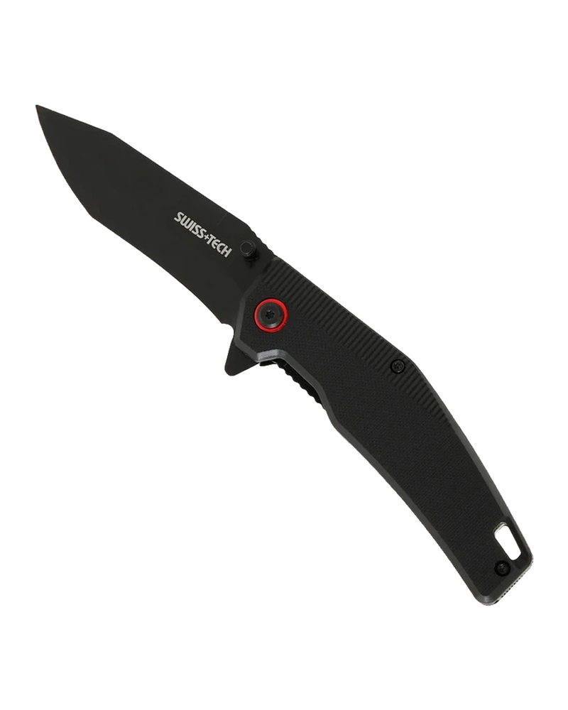 Swiss+Tech Džepni Nož Black TiNi G10