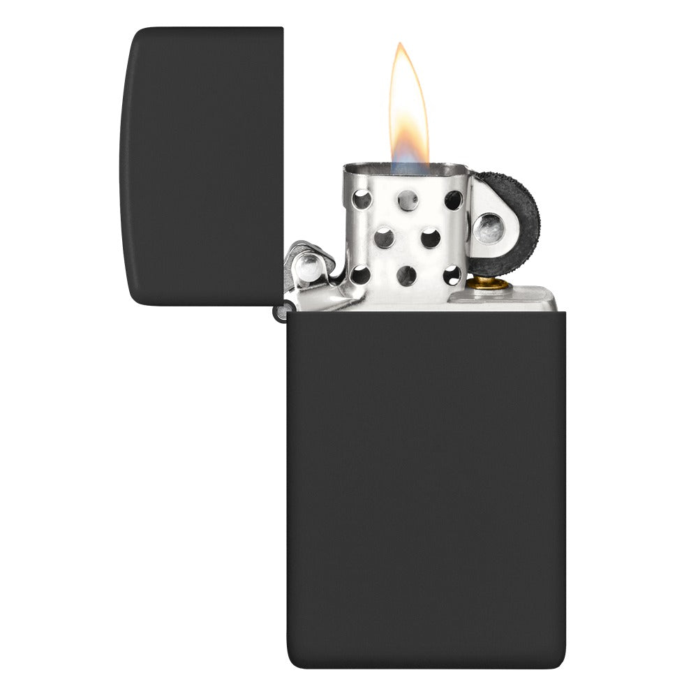 Zippo Upaljač 1618 Slim Black Matte – slika 9