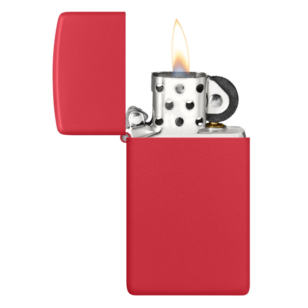 Zippo Upaljač 1633 Slim Red Matte – slika 3