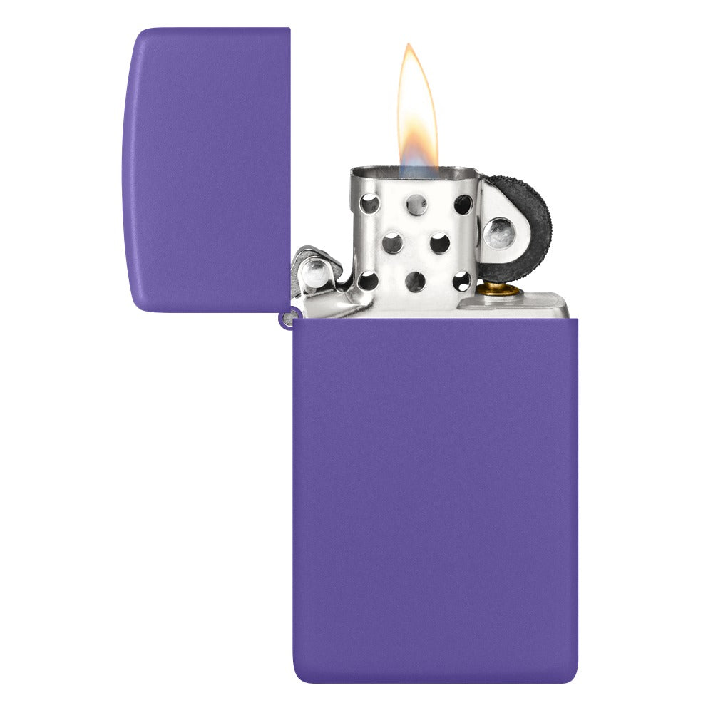 Zippo Upaljač 1637 Slim Purple Matte – slika 10