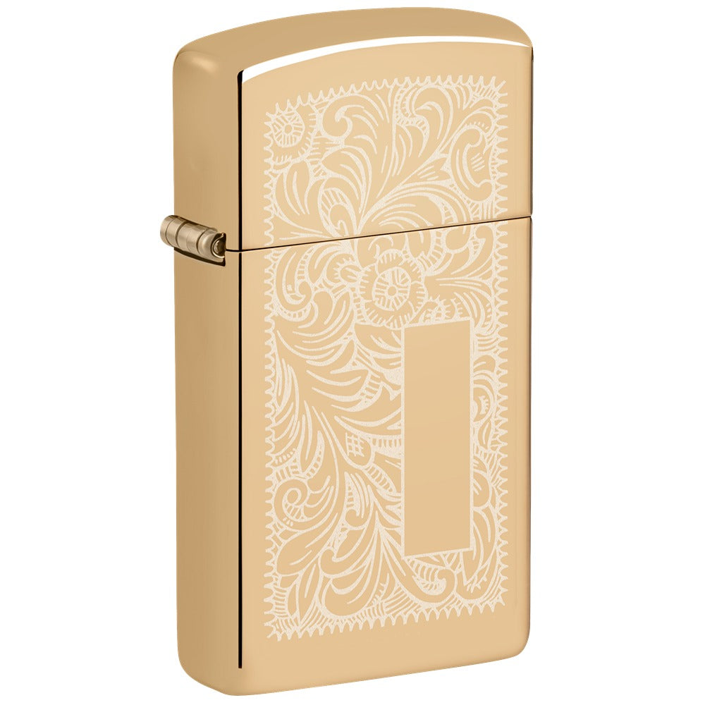 Zippo Upaljač 1652B Slim Venetian Brass – slika 7