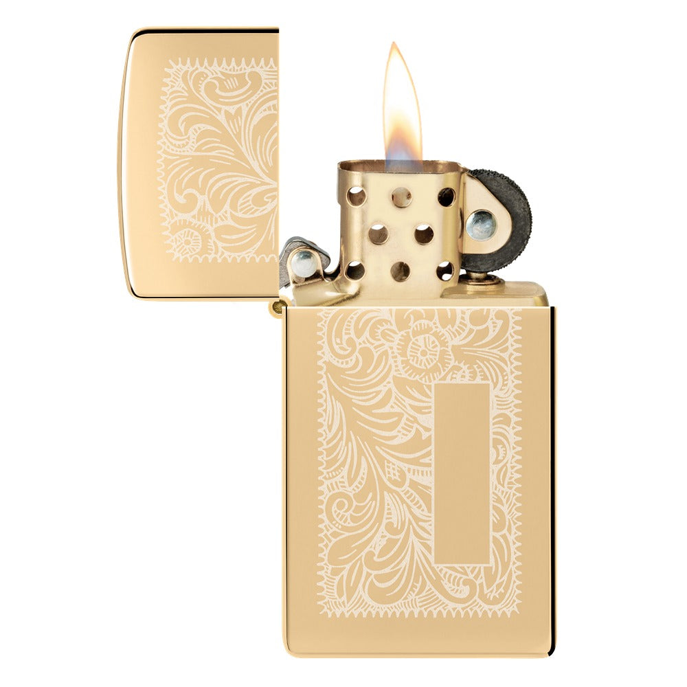 Zippo Upaljač 1652B Slim Venetian Brass – slika 9