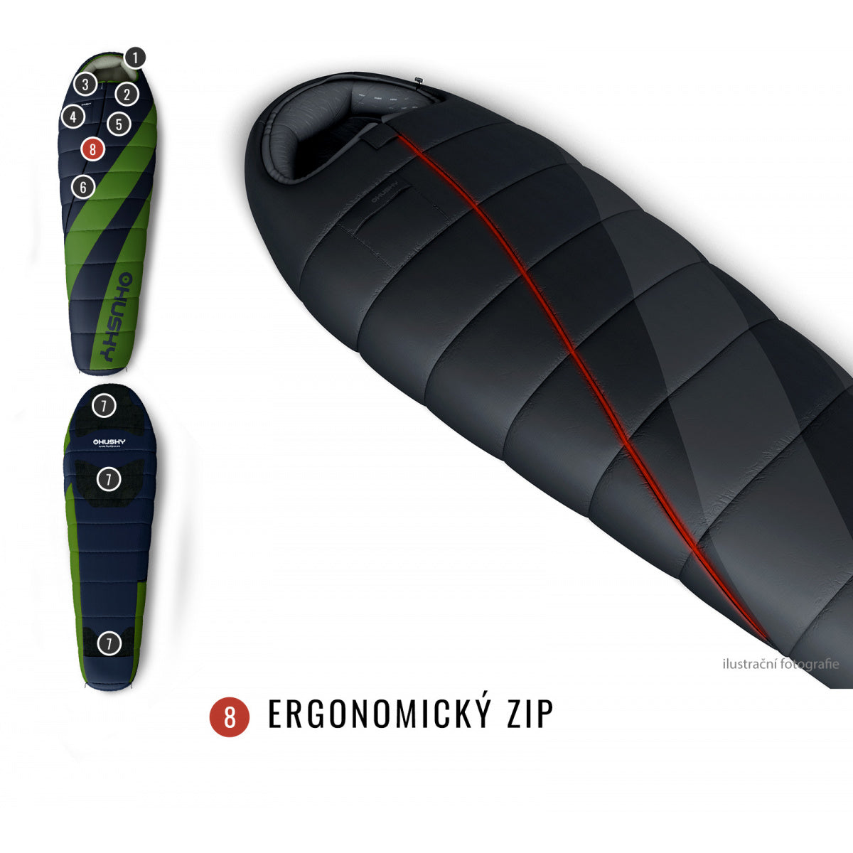 Husky Espace -5°C Vreća za Spavanje – slika 5