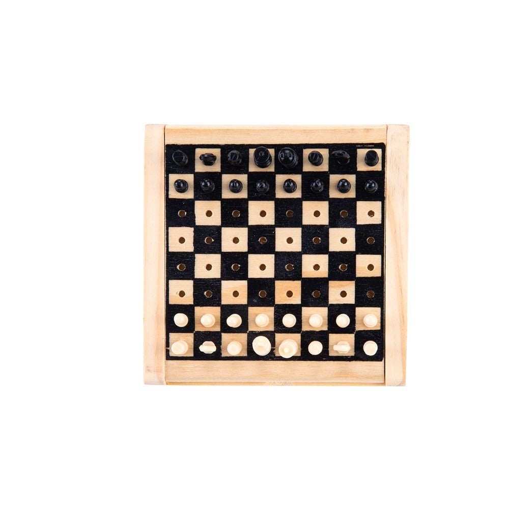 Engelhart Džepni Drveni Šah 12x12cm – slika 2