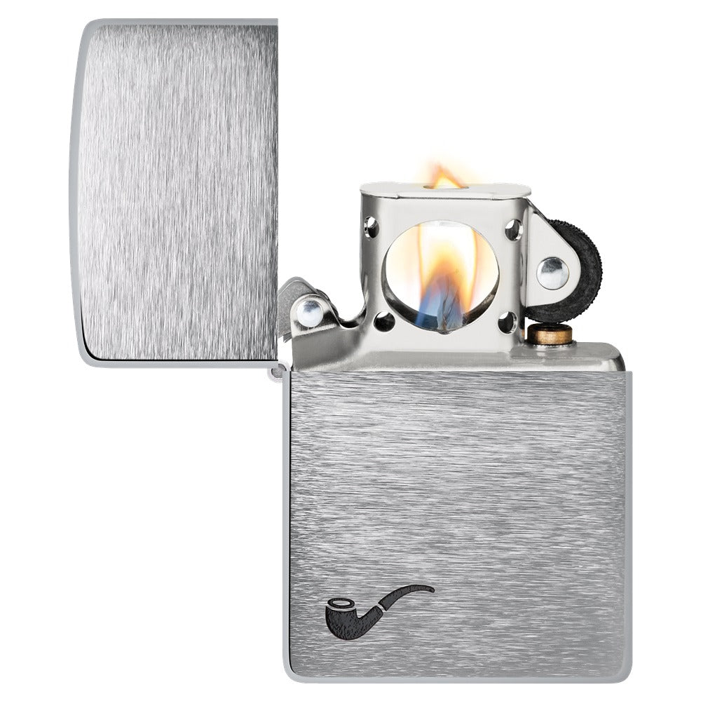 Zippo Upaljač 200PL Brush Finish Pipe – slika 9