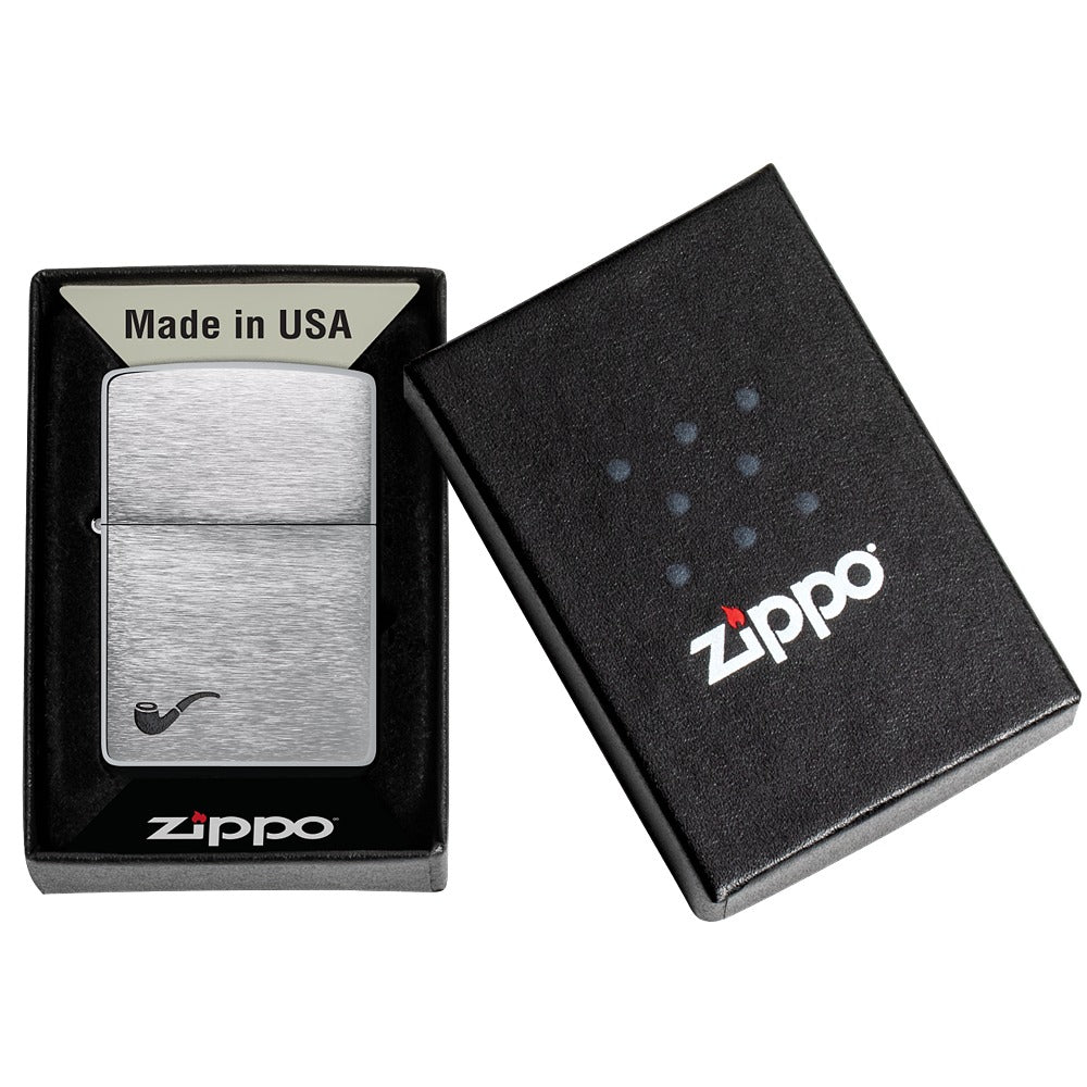 Zippo Upaljač 200PL Brush Finish Pipe – slika 10