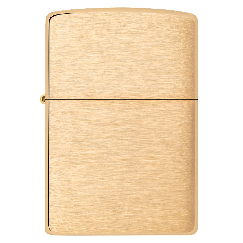 Zippo Upaljač 204B Solid Brushed Brass – slika 2
