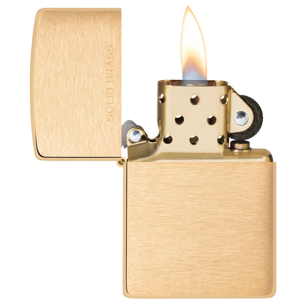 Zippo Upaljač 204 Classic Brushed Brass – slika 9