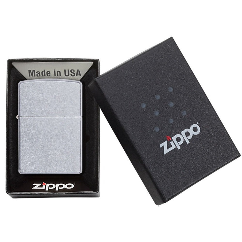 Zippo Upaljač 205 Satin Chrome – slika 3