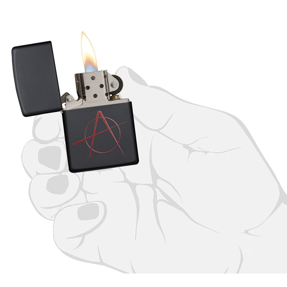 Zippo Upaljač 20842 Anarchy Black Matte – slika 10