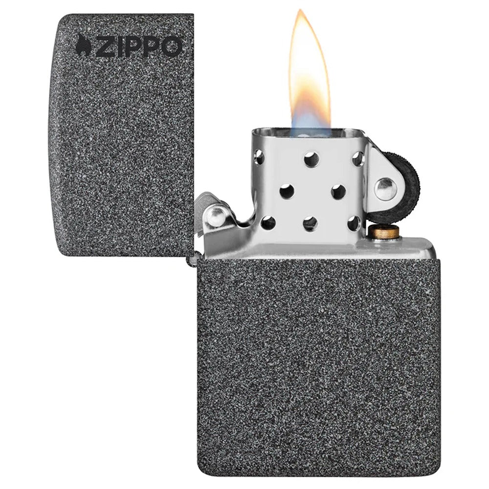 Zippo Upaljač 211ZL Iron Stone Logo – slika 9