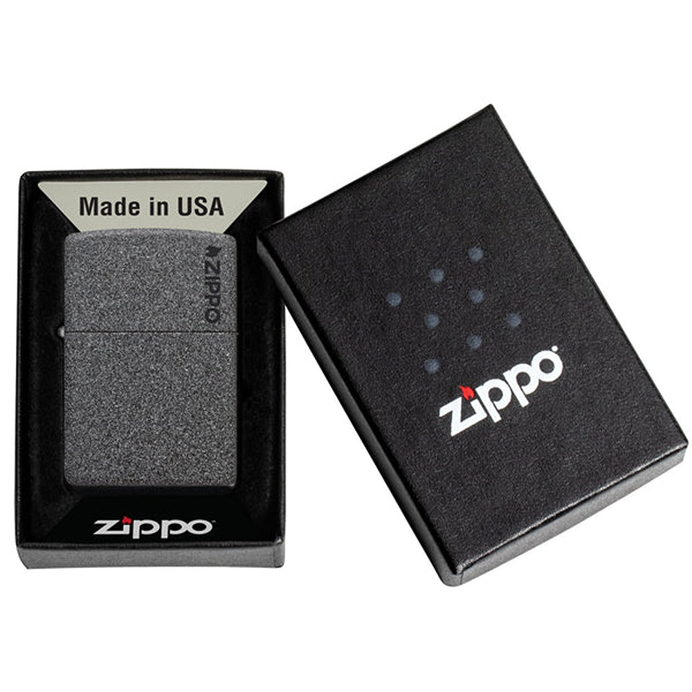 Zippo Upaljač 211ZL Iron Stone Logo – slika 10
