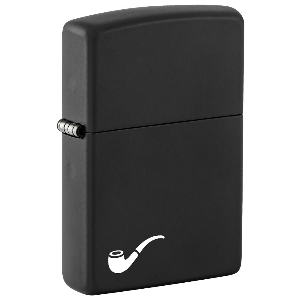 Zippo Upaljač 218PL Black Matte Pipe – slika 6
