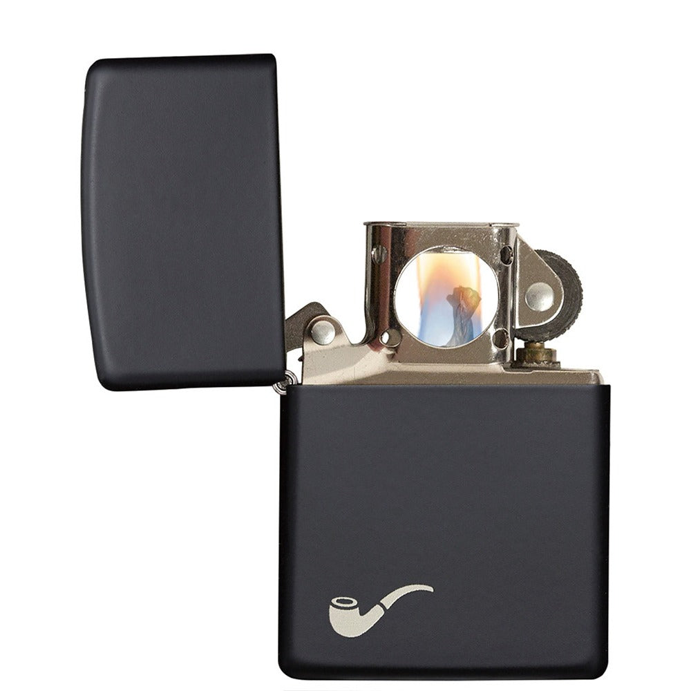 Zippo Upaljač 218PL Black Matte Pipe – slika 8