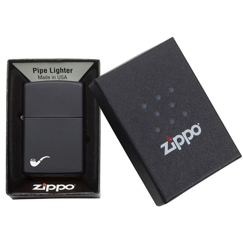 Zippo Upaljač 218PL Black Matte Pipe – slika 9