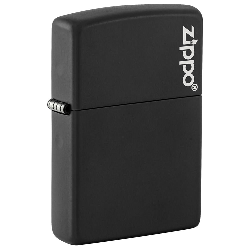 Zippo Upaljač 218ZL Black Matte sa Logom – slika 7