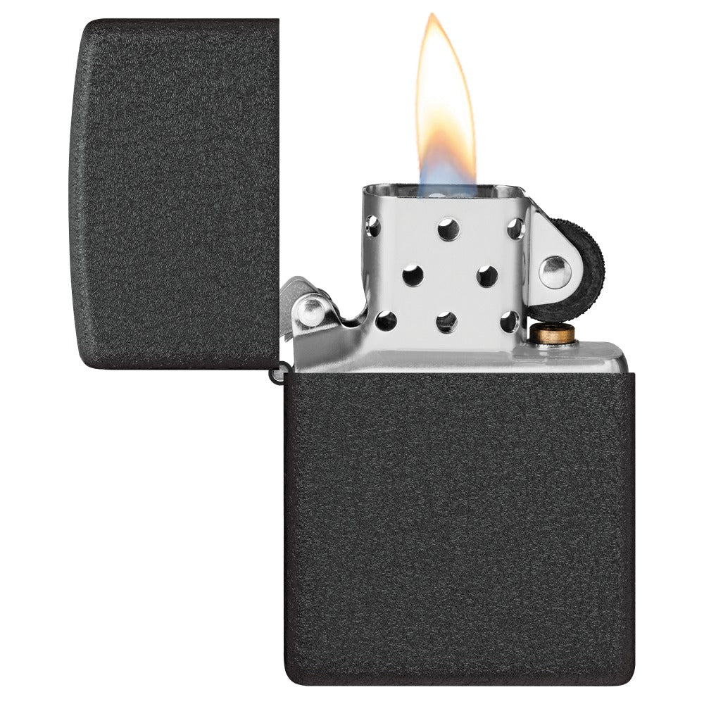 Zippo Upaljač 236 Black Crackle – slika 4