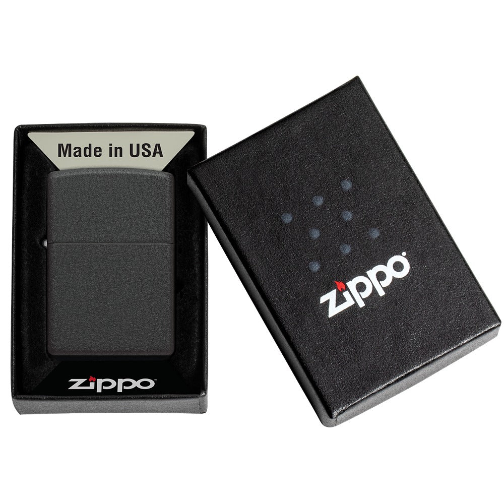 Zippo Upaljač 236 Black Crackle – slika 5