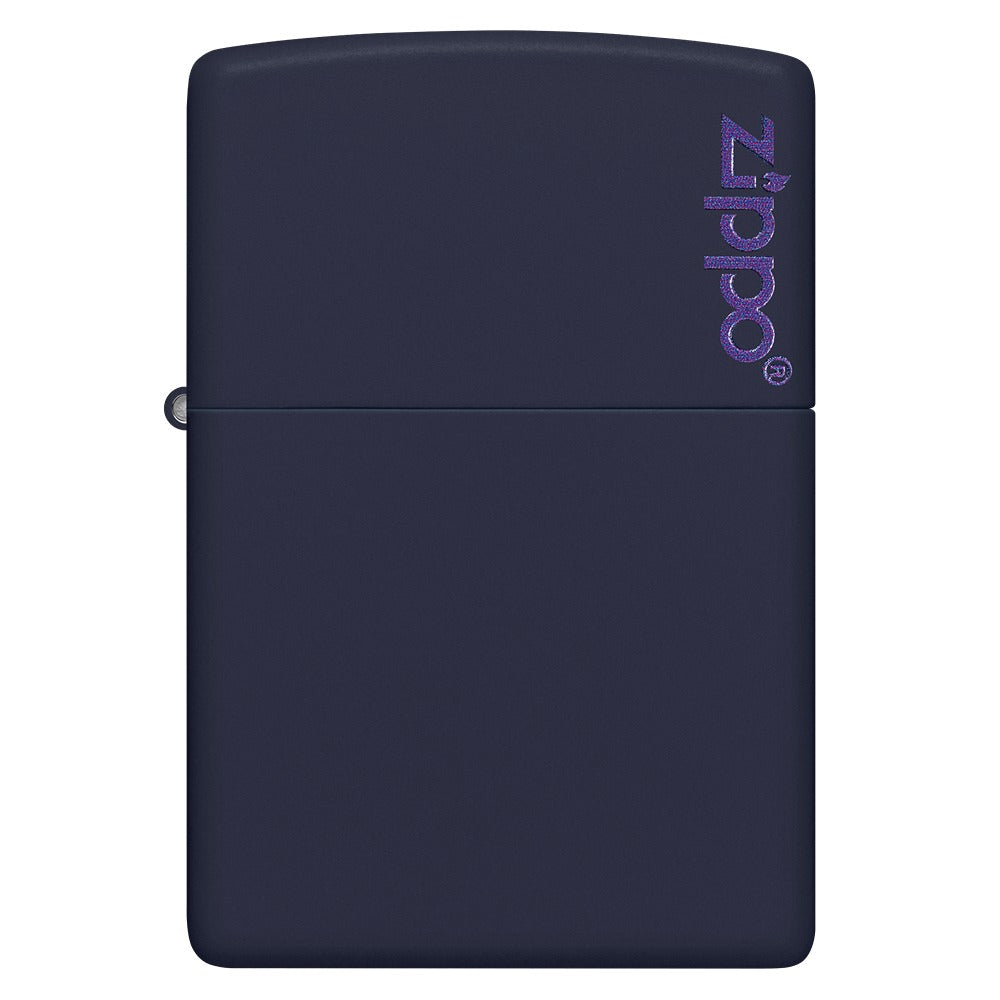 Zippo Navy Blue Matte Upaljač sa Logom – slika 8