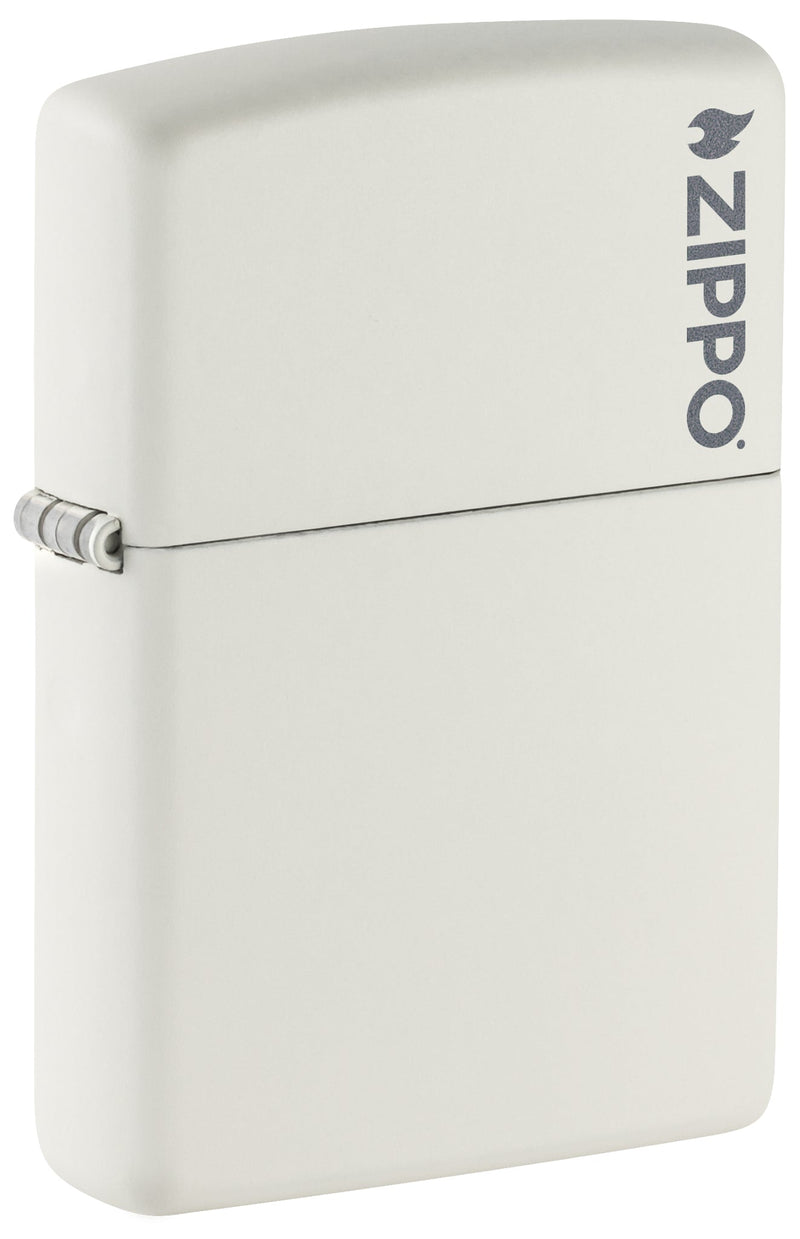 Zippo Upaljač 214ZL White Matte sa Logom