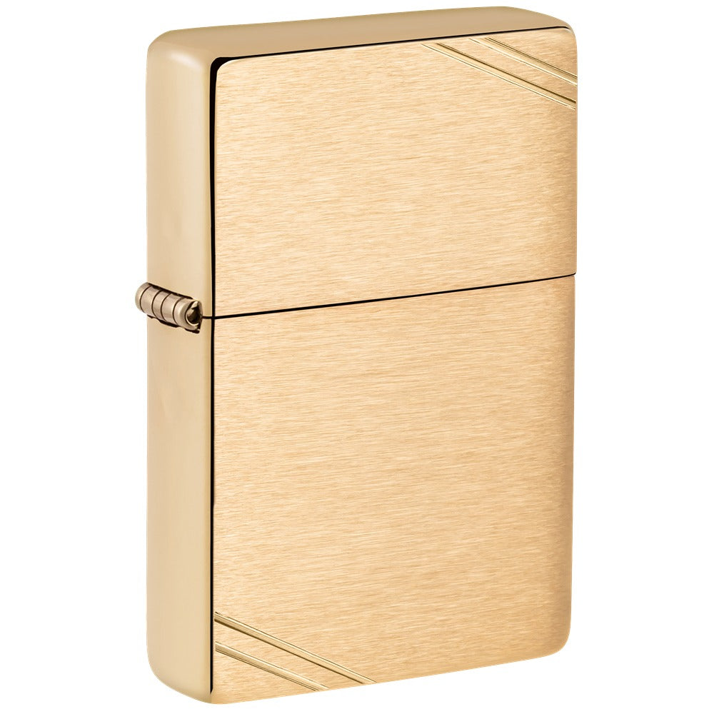 Zippo Upaljač 240 Vintage Brushed Brass – slika 7