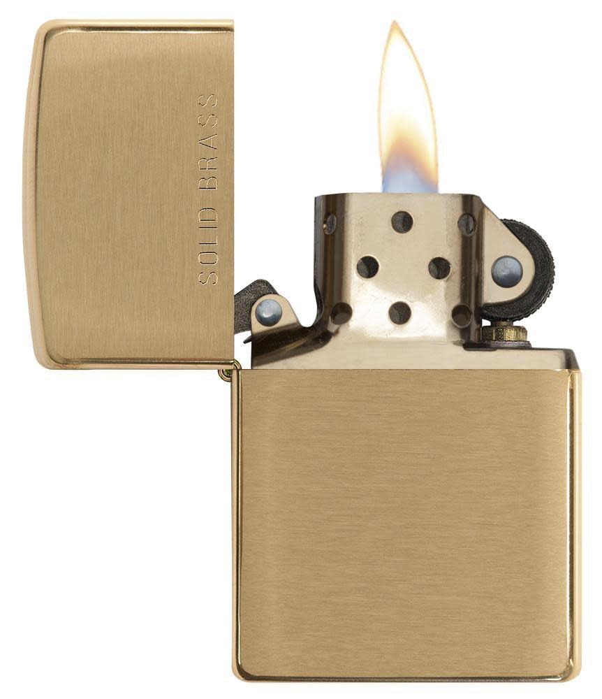 Zippo Upaljač 204 Classic Brushed Brass – slika 3