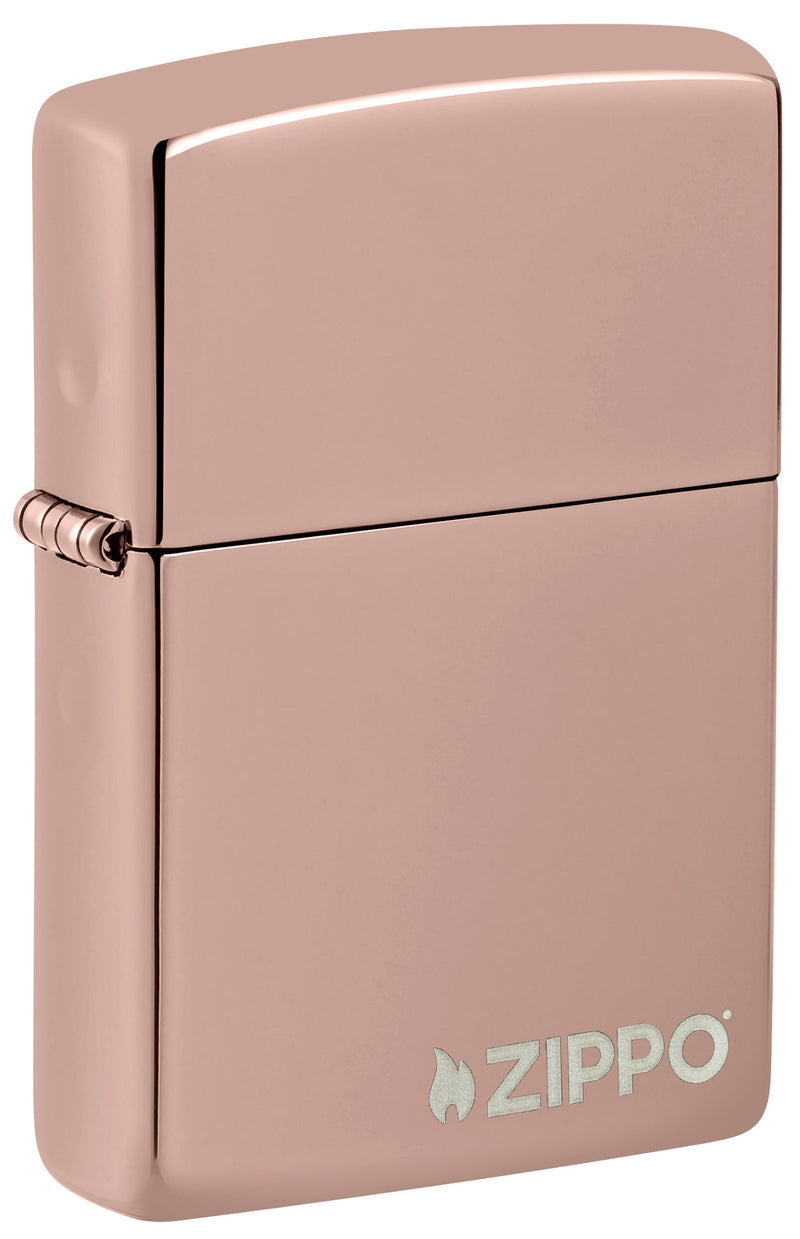 Zippo Upaljač 49190ZL High Polish Rose Gold sa Logom