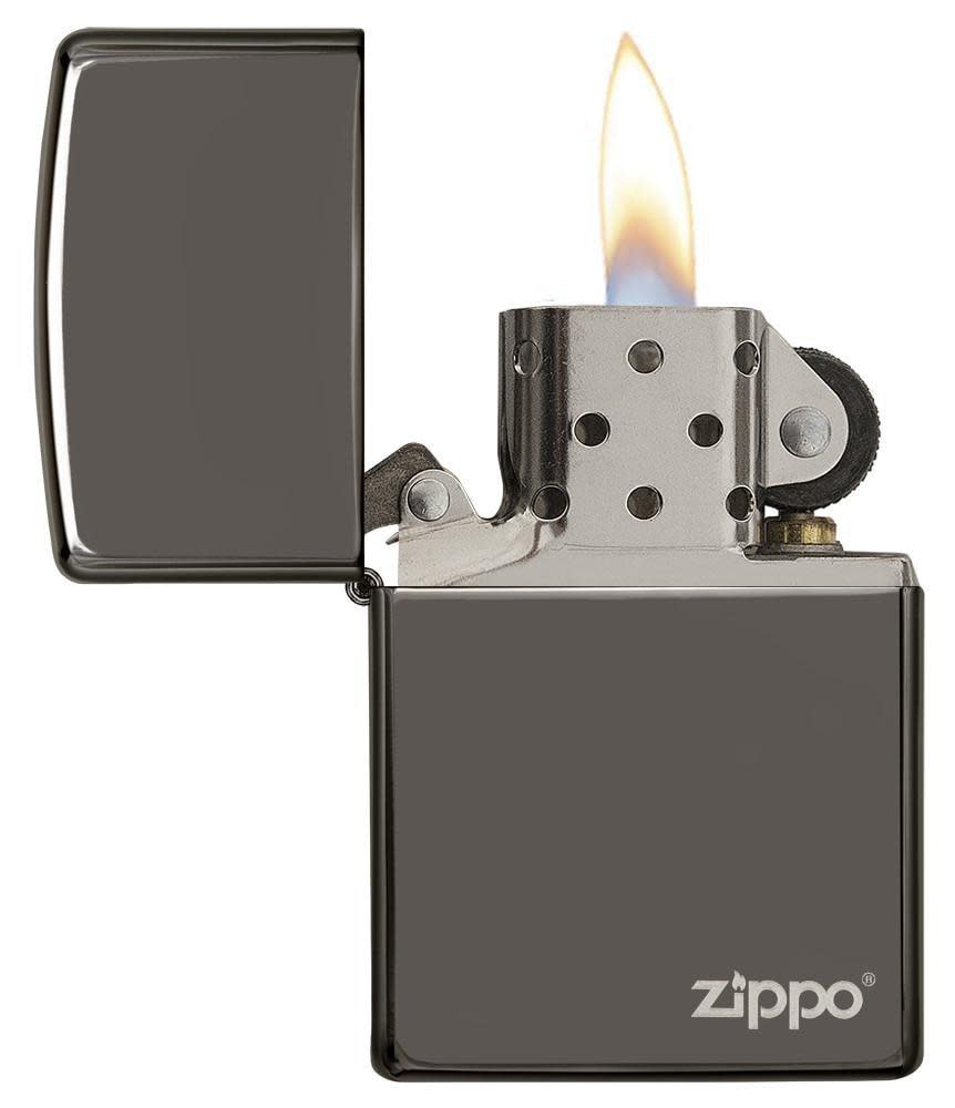 Zippo Upaljač 150ZL Black Ice sa Logom – slika 2