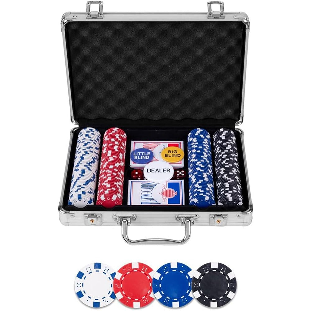 Engelhart Longfield Poker Set u Metalnoj Kutiji 200 Čipova (11,5gr) – slika 3
