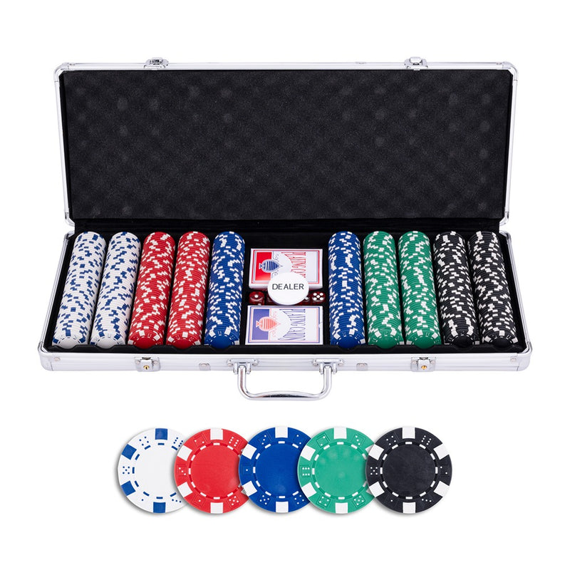 Engelhart Longfield Poker Set u Metalnoj Kutiji 500 Čipova (11,5gr)