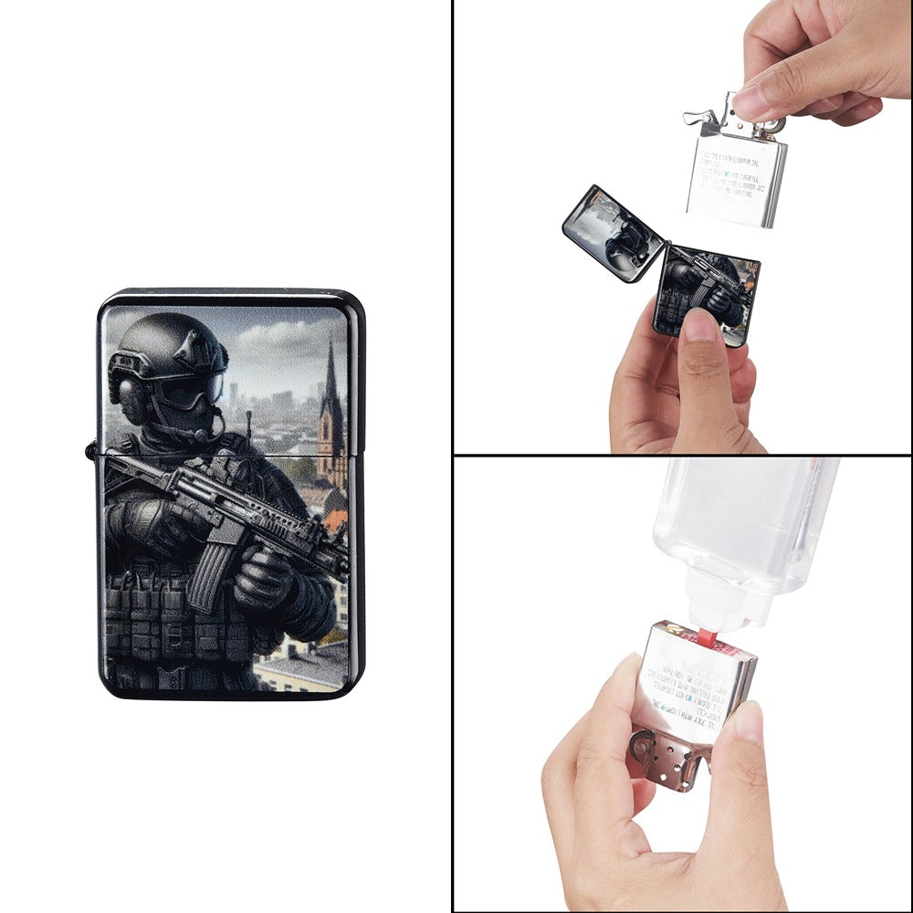 Champ Benzinski Upaljač World Troops – slika 5