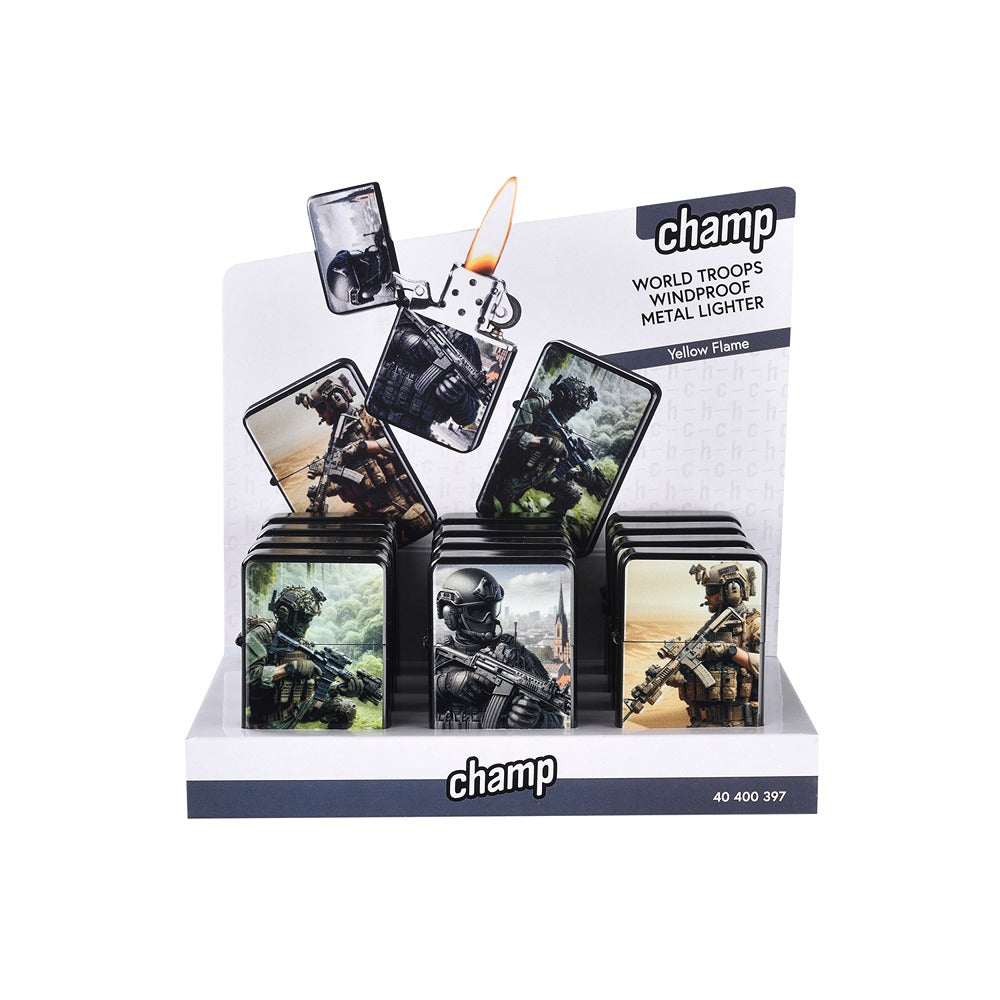 Champ Benzinski Upaljač World Troops – slika 10