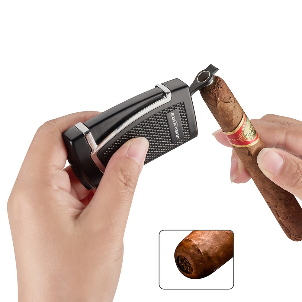 Silver Match Upaljač Brener Bowroad sa Bušačem za Cigare – slika 9