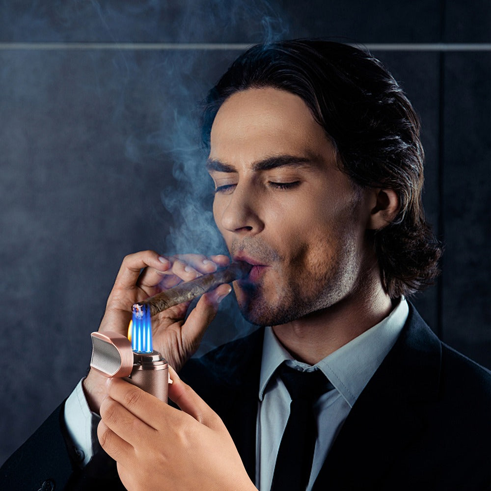 Silver Match Upaljač Brener Monaco sa Stalom za Cigare – slika 2