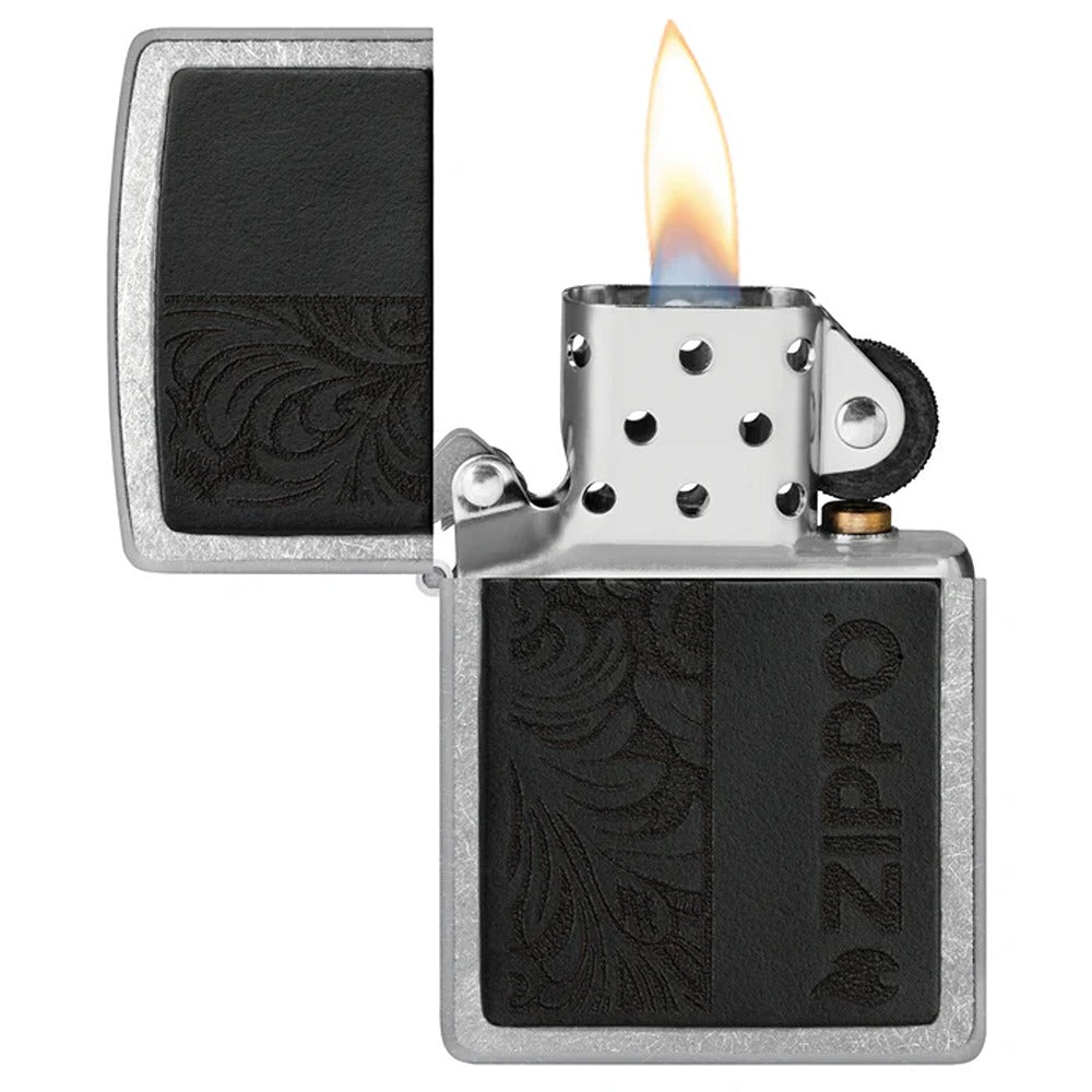 Zippo Upaljač 46919 Leather Emblem Design – slika 10