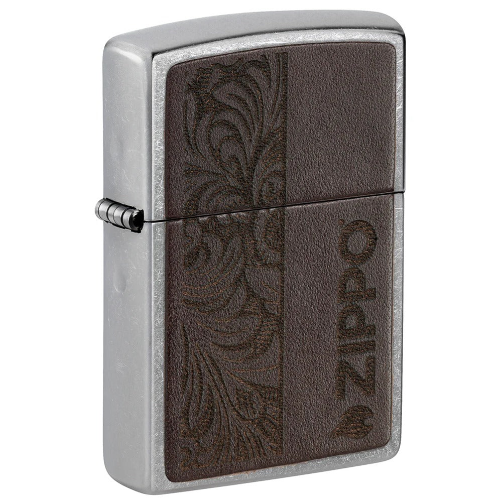Zippo Upaljač 46920 Leather Emblem Design – slika 8