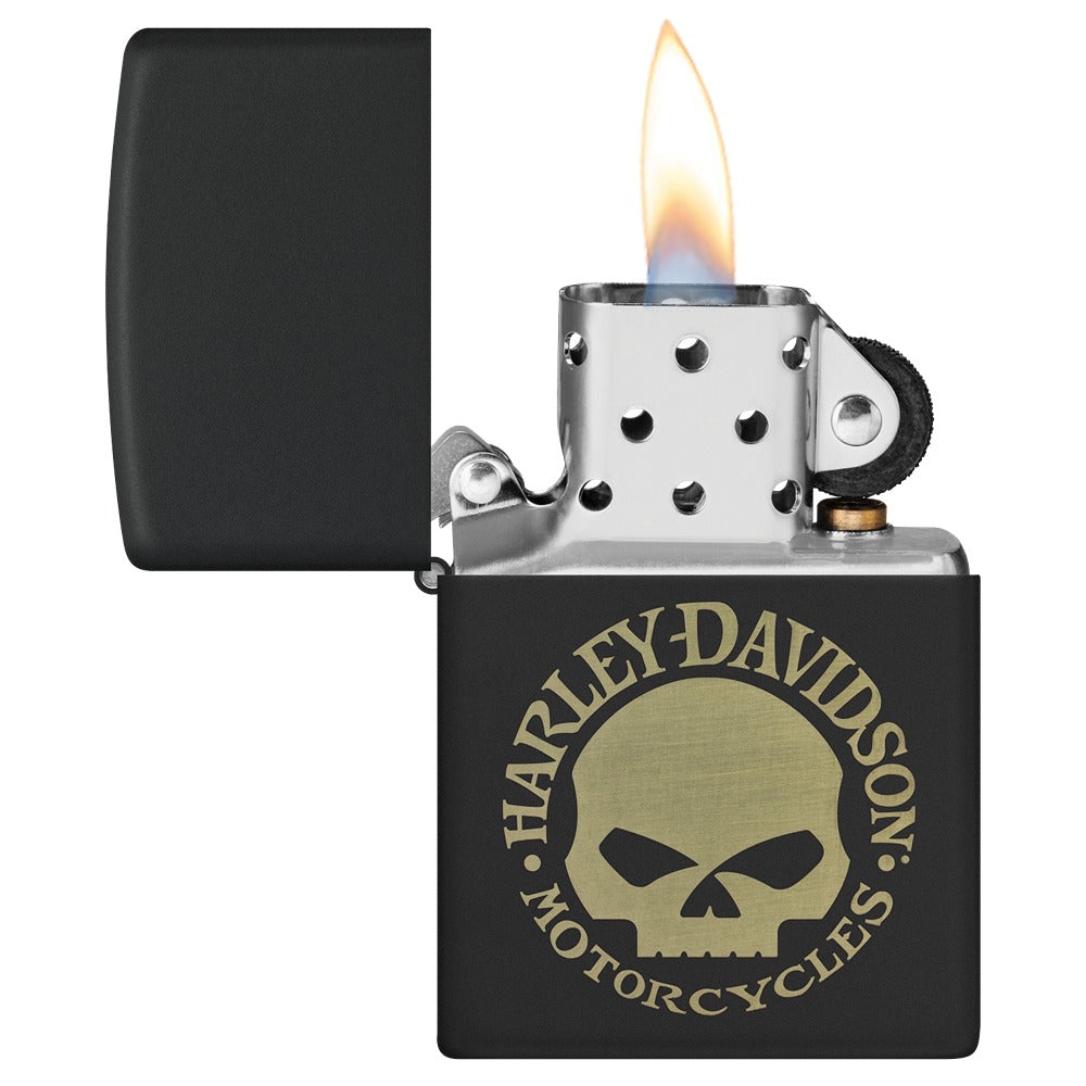 Zippo Upaljač Harley-Davidson Skull – slika 3