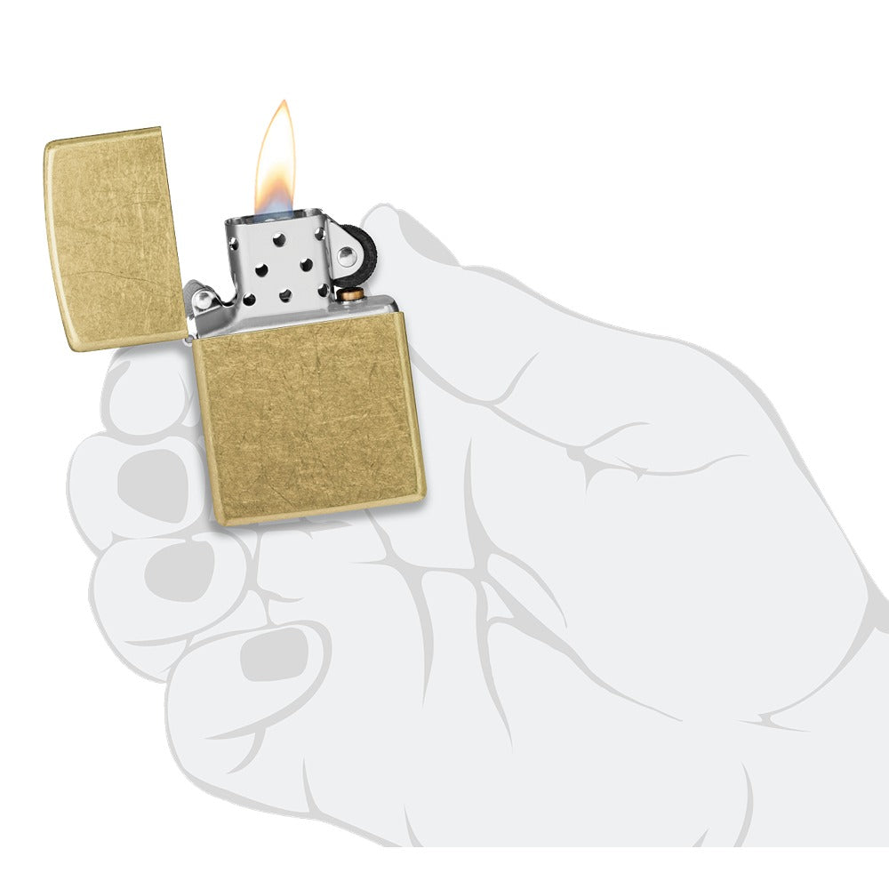 Zippo Upaljač 48267 Regular Street Brass – slika 4