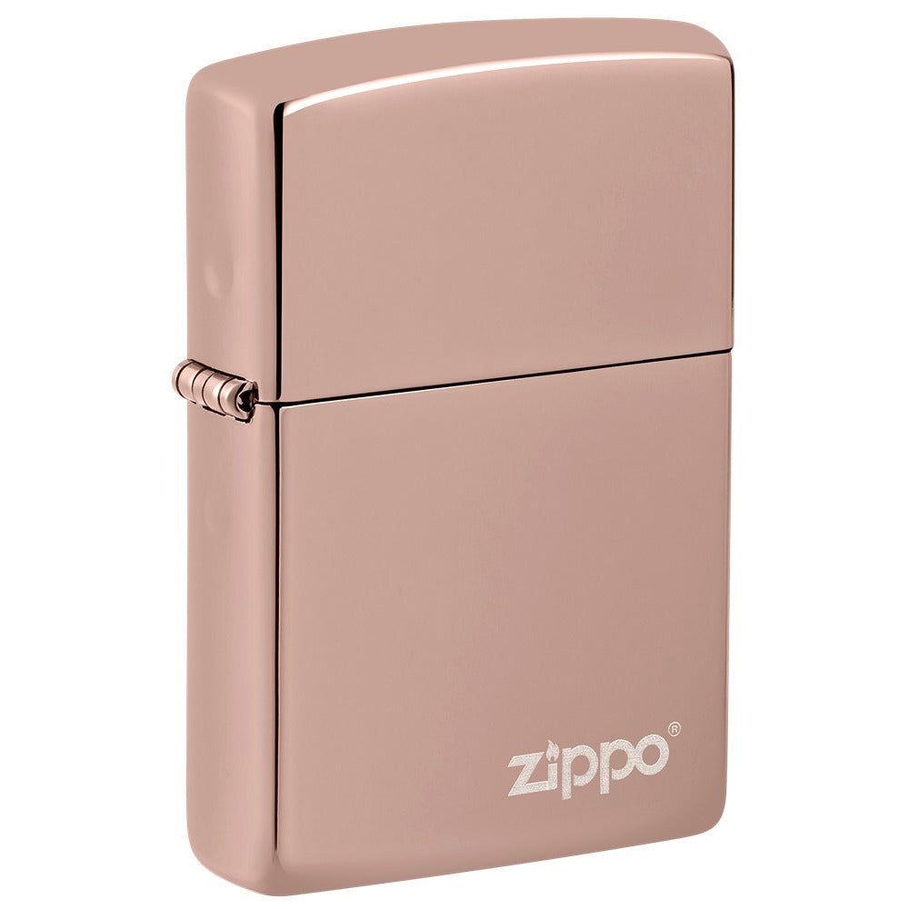 Zippo Upaljač 49190ZL High Polish Rose Gold sa Logom – slika 8