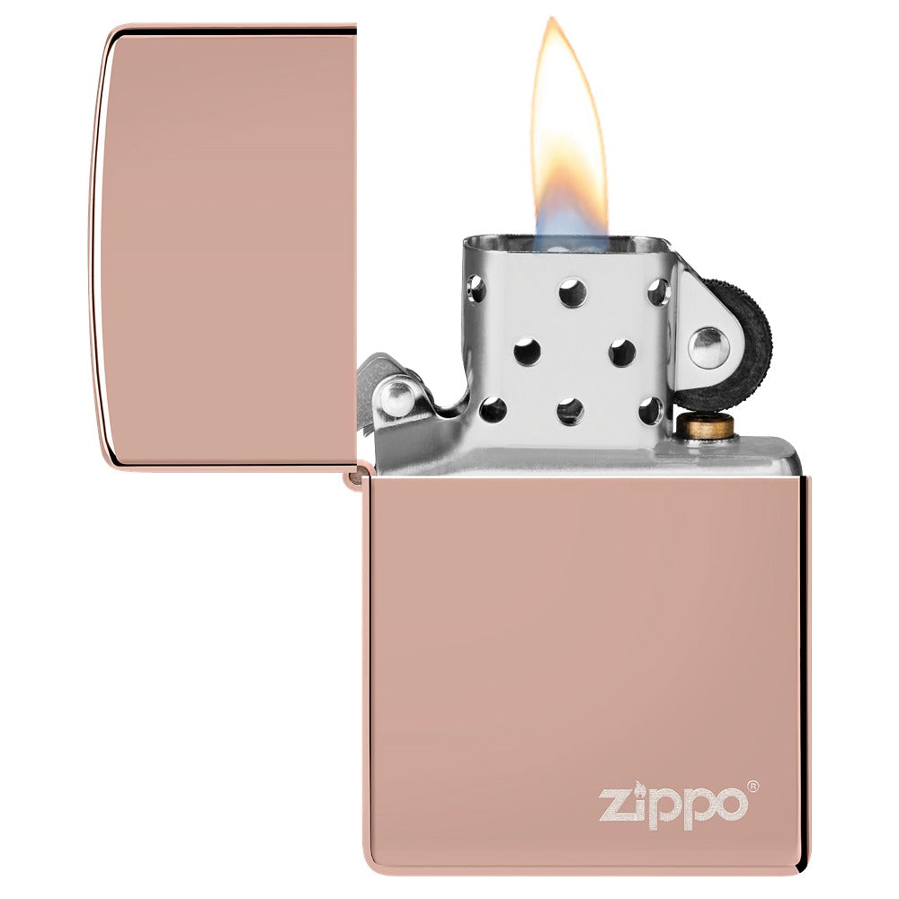 Zippo Upaljač 49190ZL High Polish Rose Gold sa Logom – slika 10