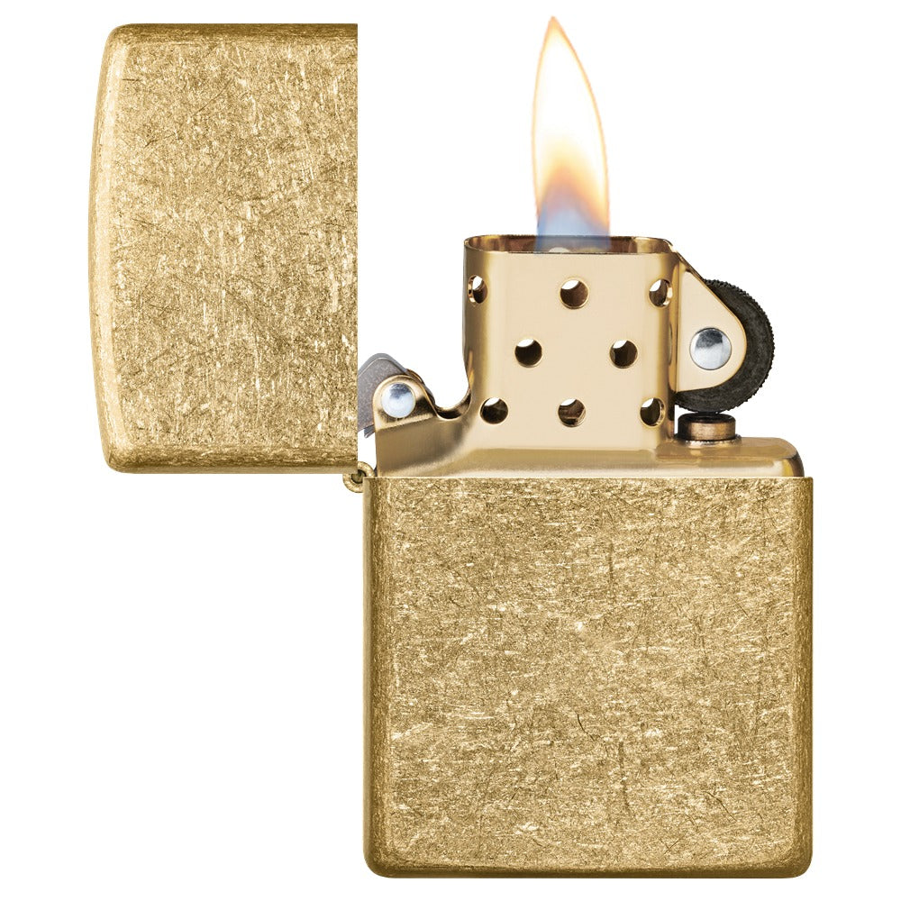 Zippo Upaljač 49477 Tumbled Brass – slika 10