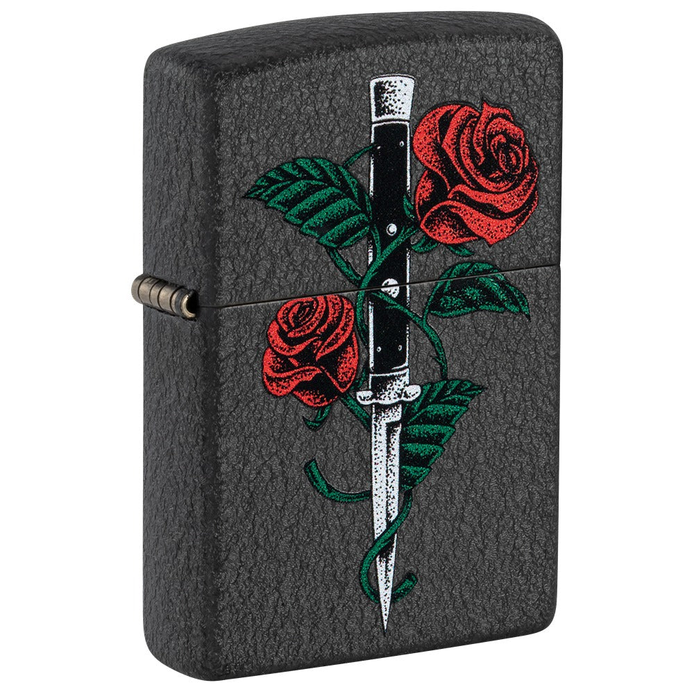 Zippo Upaljač 49778 Rose Dagger Tattoo Design – slika 8